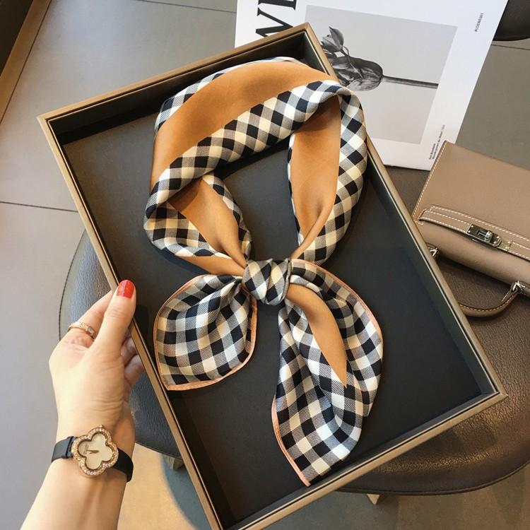 Small square scarf silk scarf women's new spring and autumn shirt suit scarf decorative warm 71 neck scarf scarf