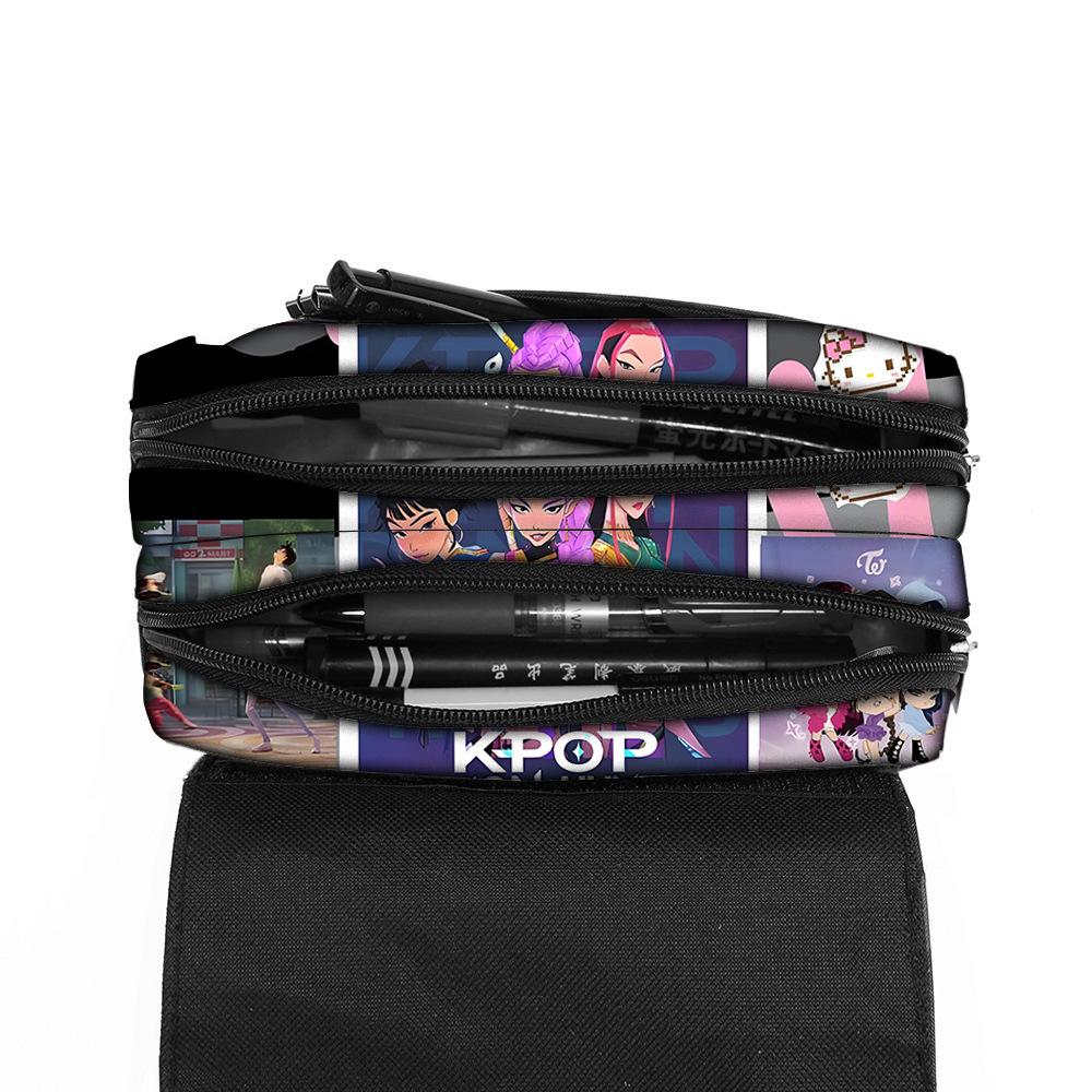KPop DemonHunters all-over print student pencil case/stationery bag