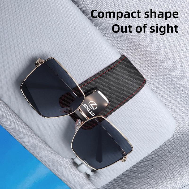 fxcr3 Car Sun Visor Glasses Clip Sunglasses Holder For Lexus RX300 IS200 IS250 ES350 Ct200h UX250h NX300h RX350 ES300h RX400h IS300h
