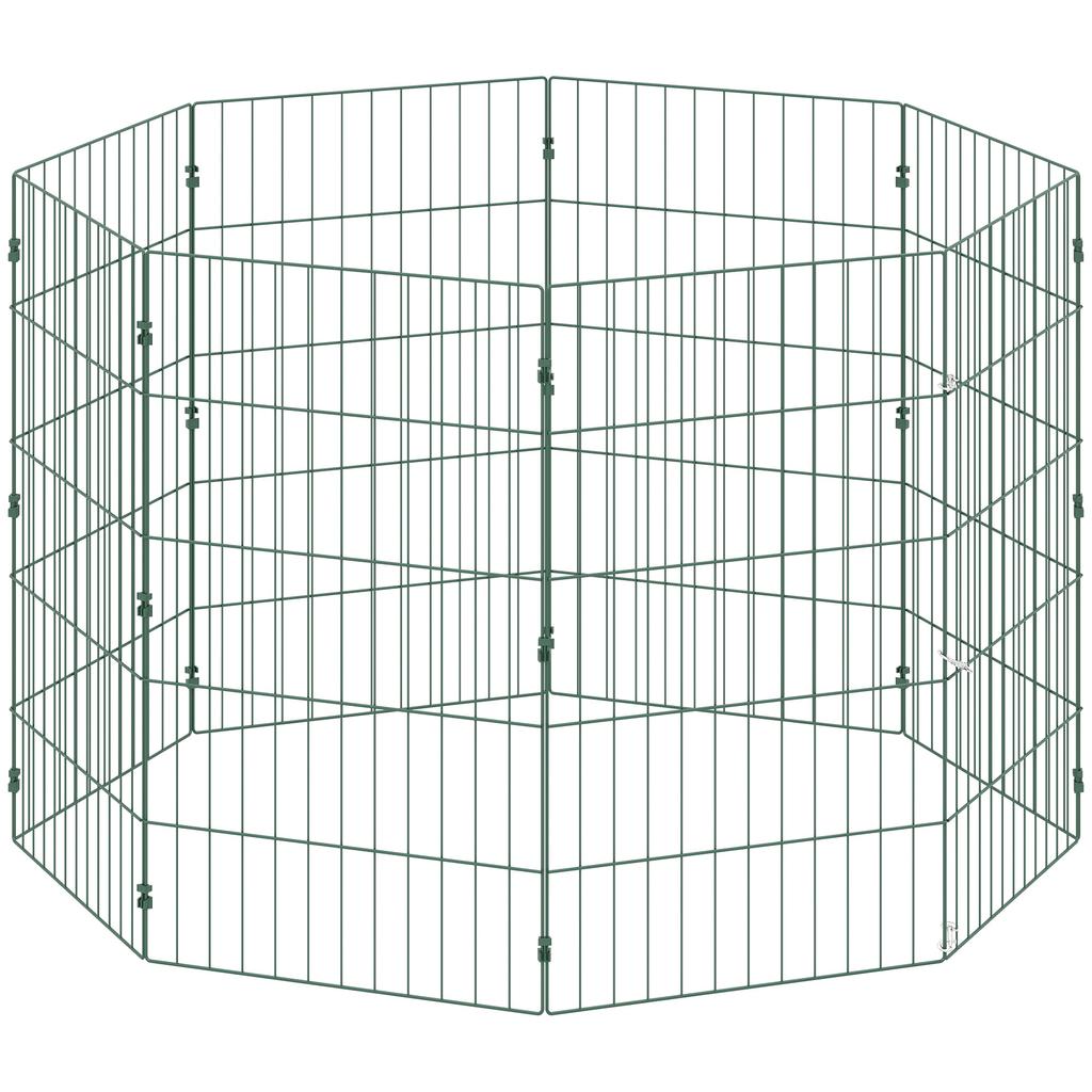8 Panel Pet Playpen For Medium Dogs Indoor Outdoor 80 Cm Height