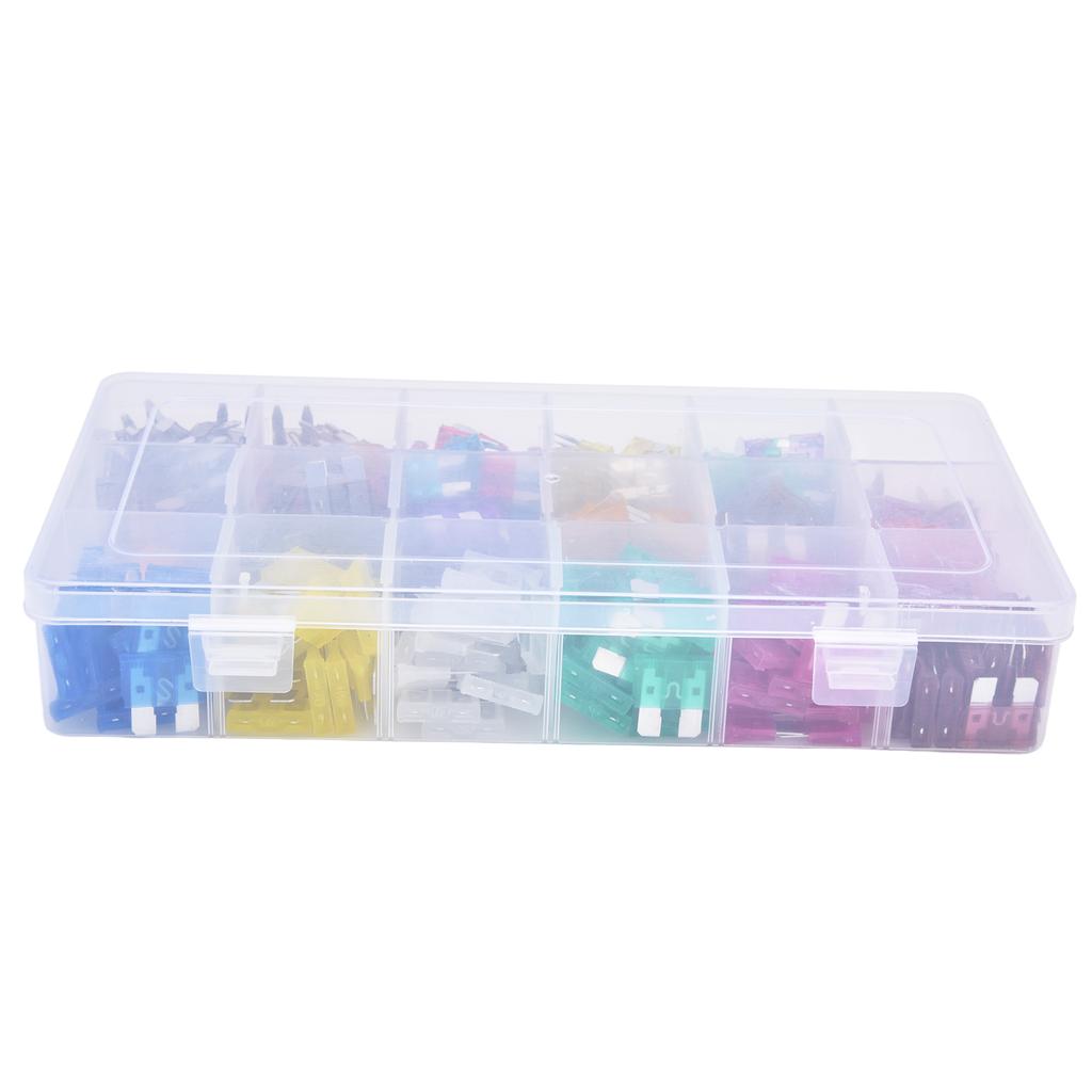 Набор предохранителей-лепестков 485 шт. из алюминиевого сплава, автомобильные предохранители, средние и малые 2A–40A