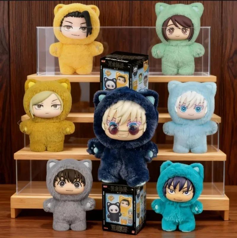 Bandai Jujutsu Kaisen Битва V2 Рай Кошек Вечеринка Серия Слепой Коробка Милая Плюшевая Кукла Подвеска Аниме Периферия Сюрприз Подарок