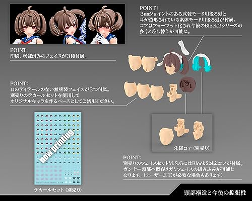 Kotobukiya Megami Device BUSTER DOLL Gunner, пластиковая модель масштаба 1/1, высотой примерно 160 мм
