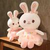 Rabbit Plush Toy Girl Rag Doll Child Girl Sleeping with A Large Pillow Cute Little White Rabbit Doll