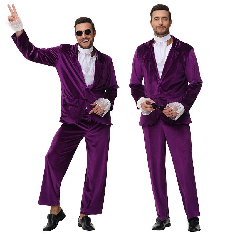 Костюм для косплея на Хэллоуин в винтажном хип-хоп стиле для взрослых и подростков