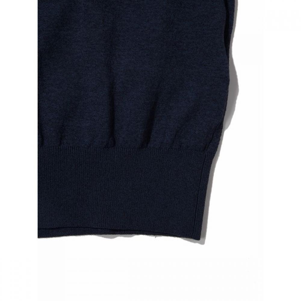 Eider Мужской свитер цвета морской волны с коротким рукавом Dmm23264