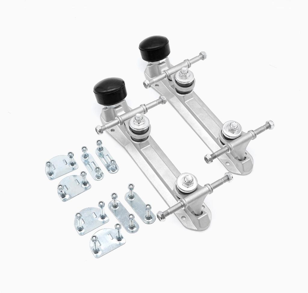 Алюминиевая двухрядная база для роликовых коньков и аксессуары