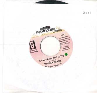 7-дюймовая пластинка CHAKA DEMUS Chacka On The Move NONE PENTHOUSE Ямайка Регги Ска Даб Б/у