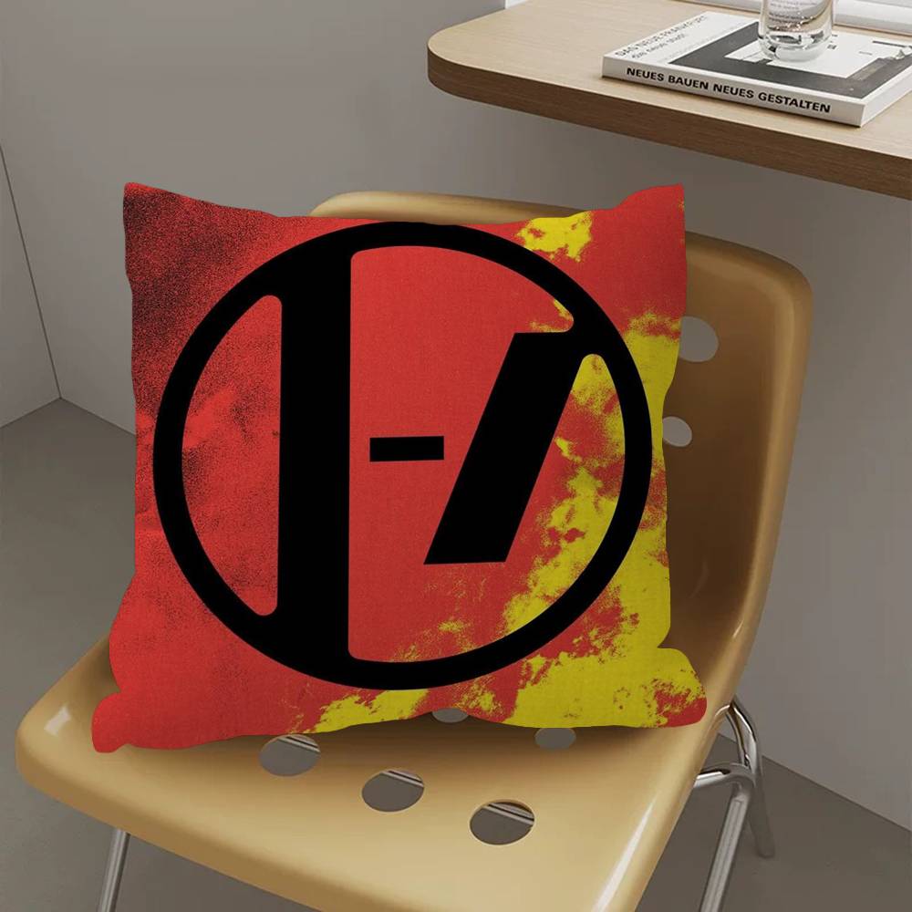 Popular TTwenty One Pilots Band Pillow Cover for Bedroom Room and Living Room Sofa Decorative Cushion Cover