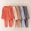 Children's Coral Velvet Pajamas Set Children's Facecloth Homewear