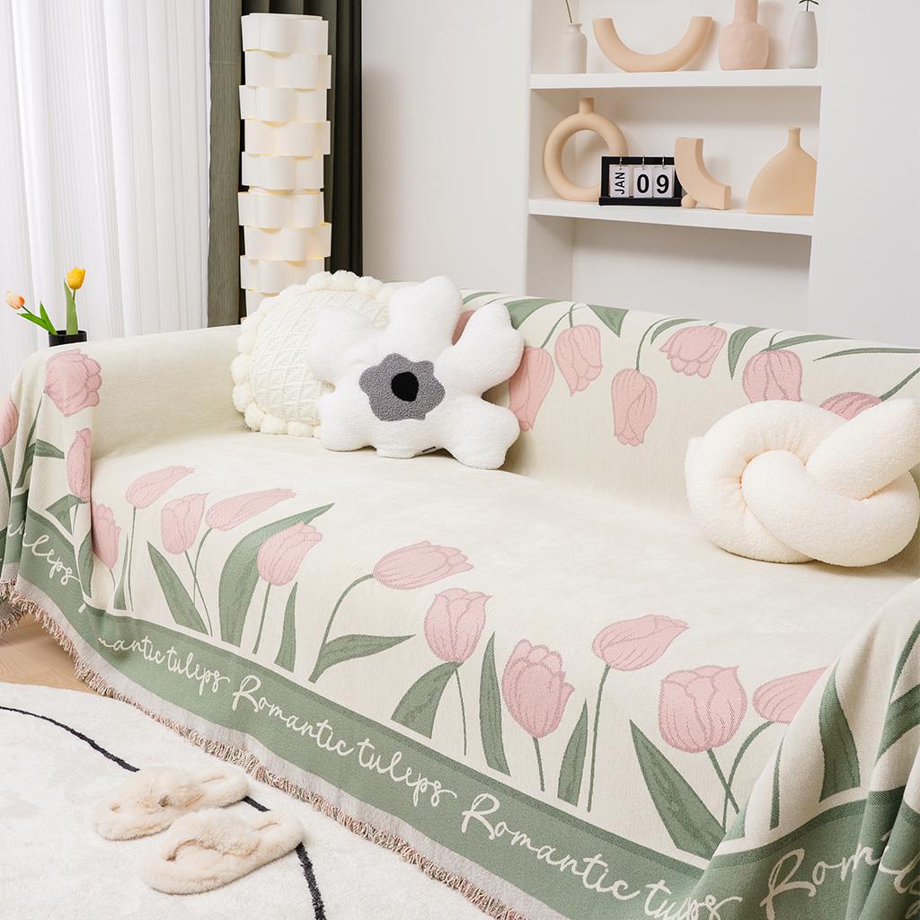 Sofa Cover Cloth Four Seasons Universal Chenille Sofa Towel Full Covered Cloth Anti-Cat Scratch Sofa Cushion Sofa Cover