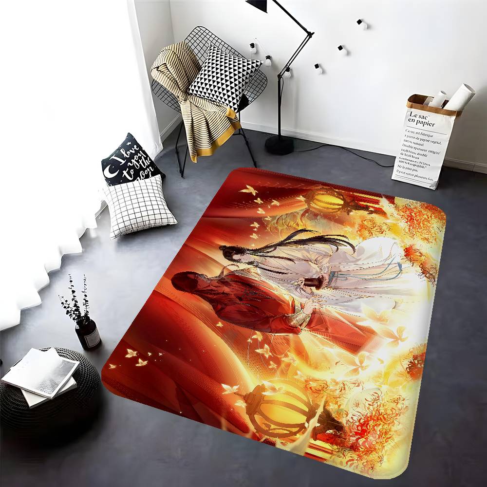 Tian Guan Ci Fu Floor Mat Cheaper Anti-slip Modern Living Room Balcony Printed Bedside Mats