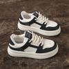 2025 Spring Little White Shoes New Korean Version Ins Female Students Platform Heightening Sports Board Shoes Casual Street Shot G7612