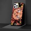 Anime Jujutsu Kaisen Case for iPhone 14 11 13 Pro Max 12 Mini XR 7 8 Plus SE 2020 XS 6 6S + Coque Black Soft Phone Bag Cover