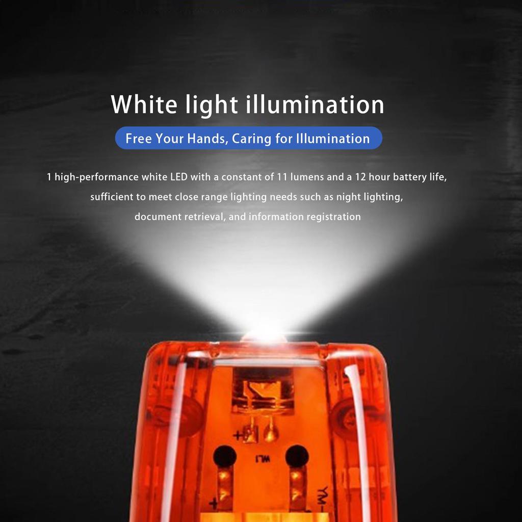 Red Blue LED Shoulder Warning Light Portble Shoulder Clip Light Sanitation Worker Safety Patrol Alarm Flash Signal Strobe Lamp