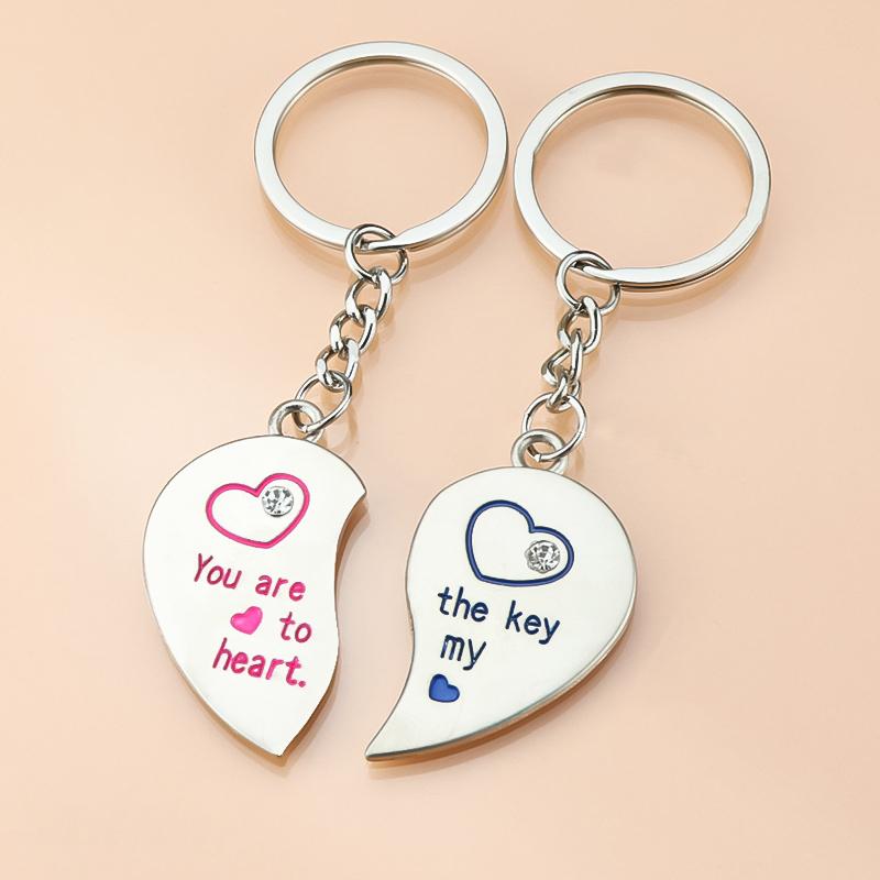 Женские и мужские украшения на День Святого Валентина, пара влюбленных, сумка, подвески, подарочные аксессуары