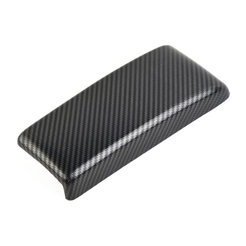 2Pcs/Set Carbon Fiber Style Center Console Armrest Box Cover Fit for Mercedes Benz W204 X204 W212 X204 Only for Left Hand Drive Car