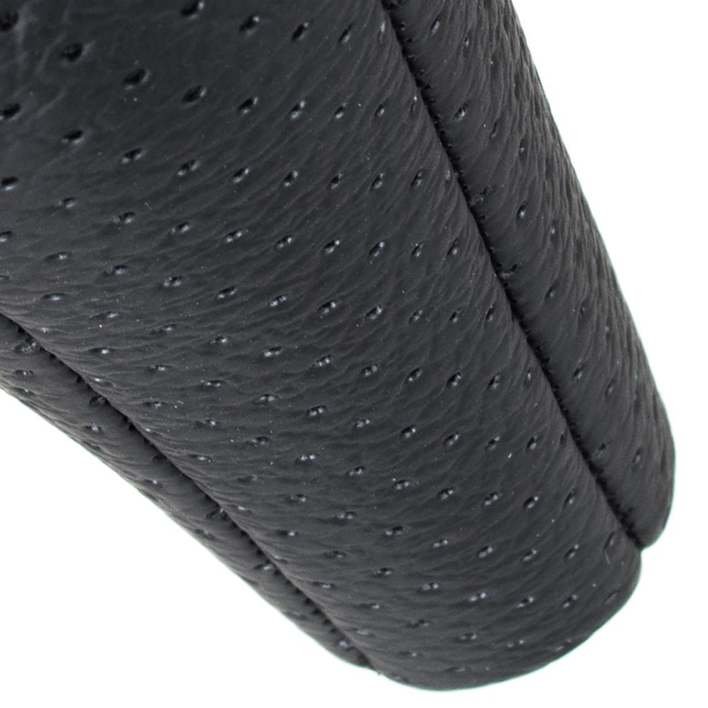 BMW E34 E36 E38 E39 E46 E60 E61 E87 E90 X3 X5 Gear Shift Knob BLACK PERFORATED LEATHER 5 SPEED