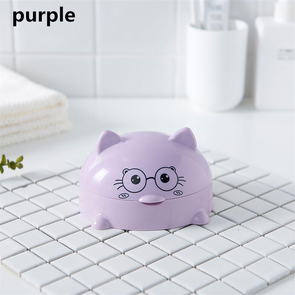 Cute Soap Holder Bathroom Cartoon With Cover Soap Box Soap Dish