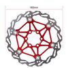 160180203 мм плавающий тормозной диск для горного велосипеда велосипедный тормозной диск велосипедный аксессуар(Красный 160 мм)