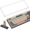 Пылезащитный чехол для клавиатуры MAMBASNAKE, совместимый с TLK, прозрачный, с защитой от давления и изгиба, для хранения, акриловый, для 87-клавишных 80% клавиатур/игровых клавиатур,