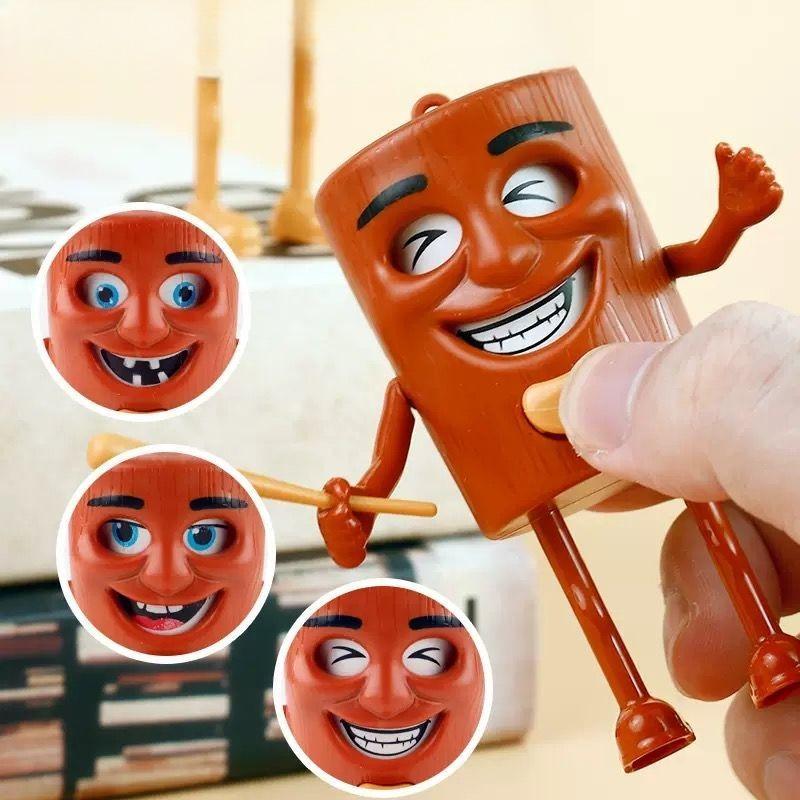Забавный итальянский маразм Тунг Тунг Тунг Сахур Игрушки для смены лица Фигурка Креативная кнопка Игрушка для снятия стресса Детский рождественский подарок