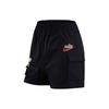 Sportswear Sunflower Big Pocket Elastic Mid-Waist Woven Shorts Women Bottoms Black DV3205-010