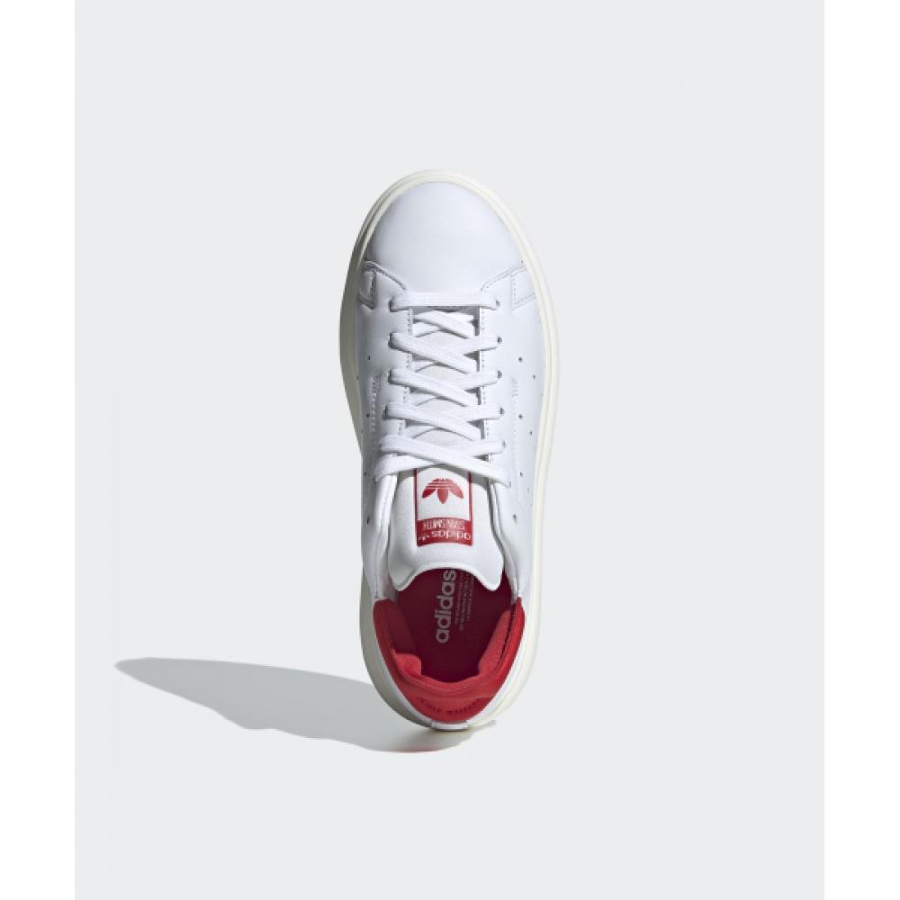 Adidas Stan Smith Platform W White Red Ie0452