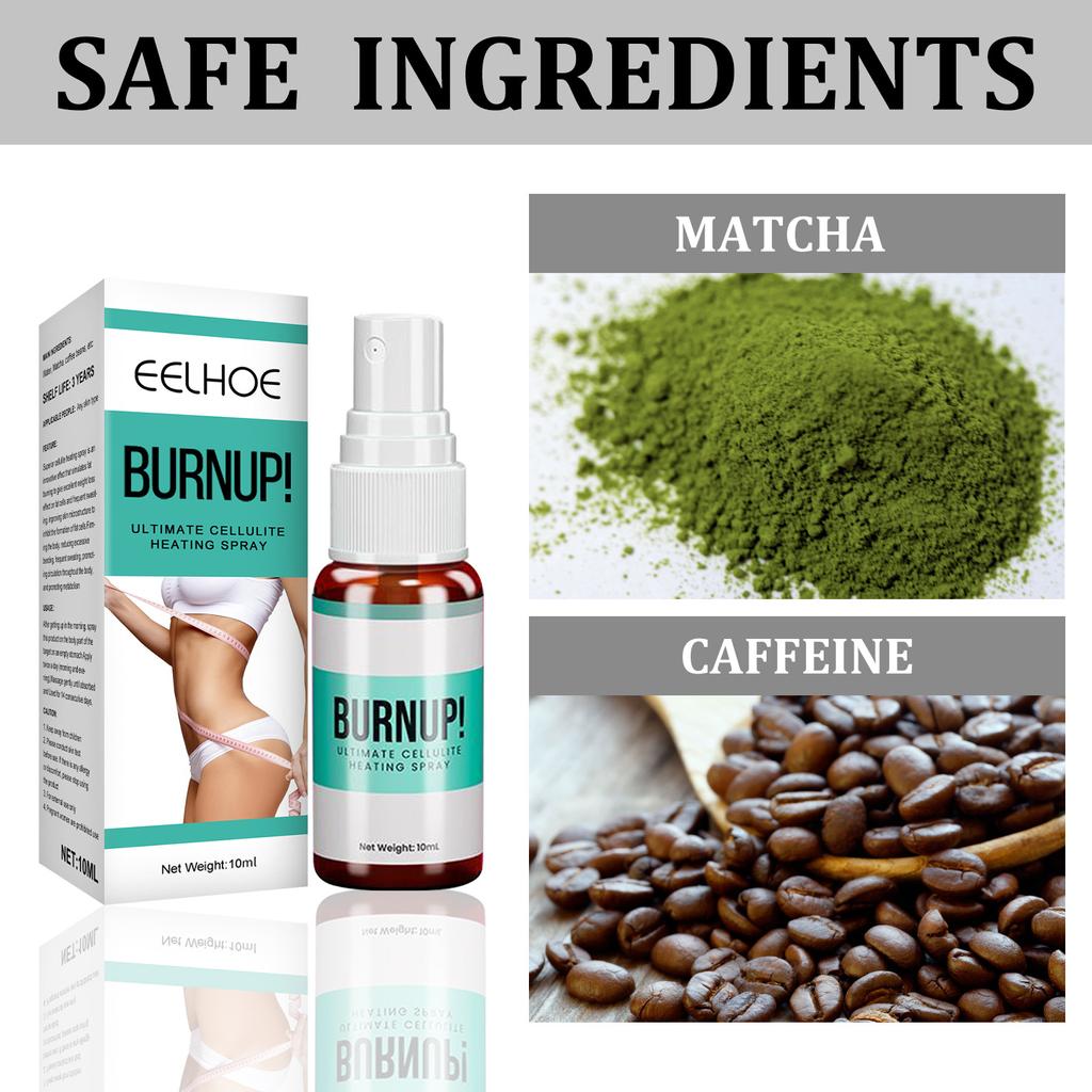 Eelhoe 3 шт. 10 мл спрей-сжигатель жира для похудения, спрей для похудения, устранение целлюлита, эластичность кожи, разрушение жира, массаж, улучшение кожи