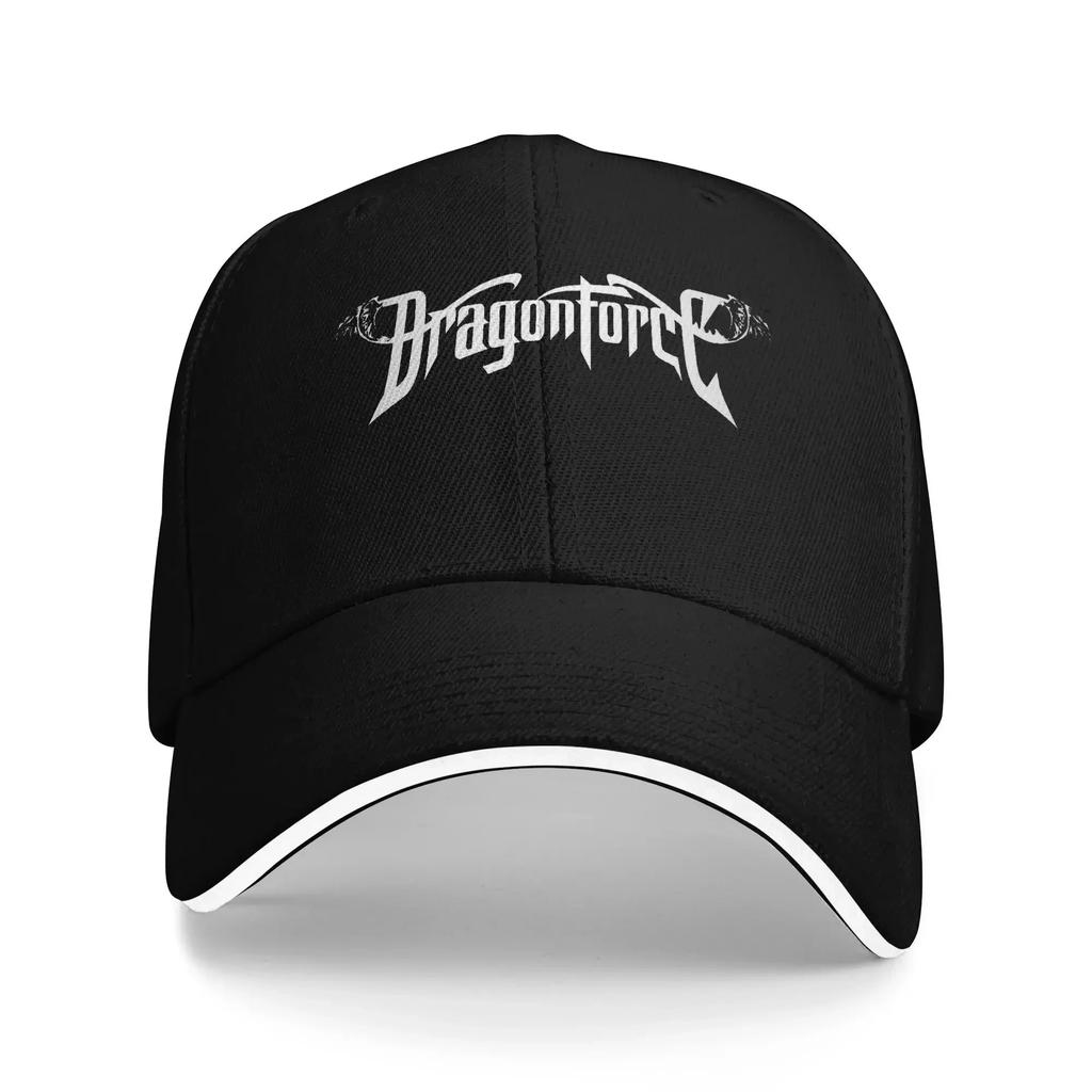 Casual DragonForce power metal band Logo Baseball Caps for Men Women Trucker Hat Formal Travel Gift Sun Hats