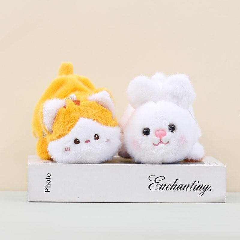 Pendant Plush Capybara Pp Cotton Filling For Two Sided Animal Decoration Series