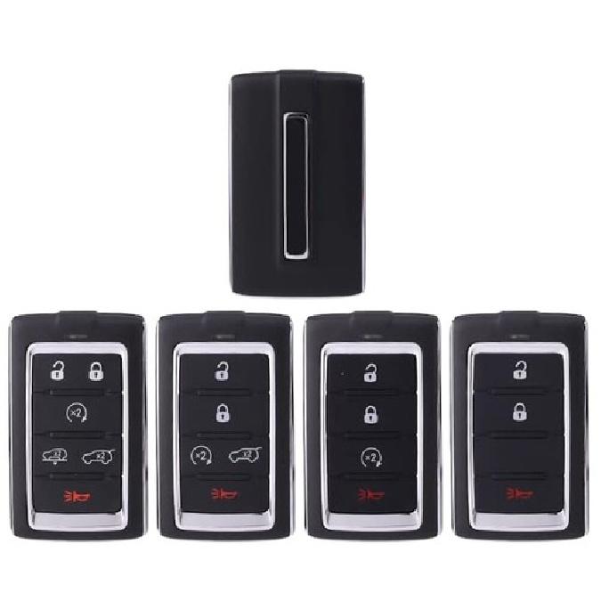 Red Full Coverage TPU Cover Case For Jeep 22+ Grand Cherokee, Wagoneer Key Fob