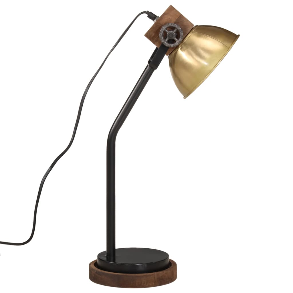 Desk Lamp 25 W Antique Brass Finish 18 x 18 x 60 cm E27 Socket