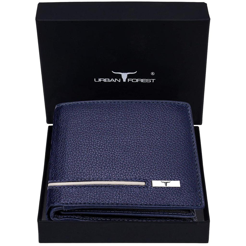 URBAN FOREST Stag Sand/Red Leather Wallet for Men