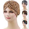 Women Print Indian Hat Muslim Stretch Turban Hat Chemo Cap Head Scarf Wrap Hots