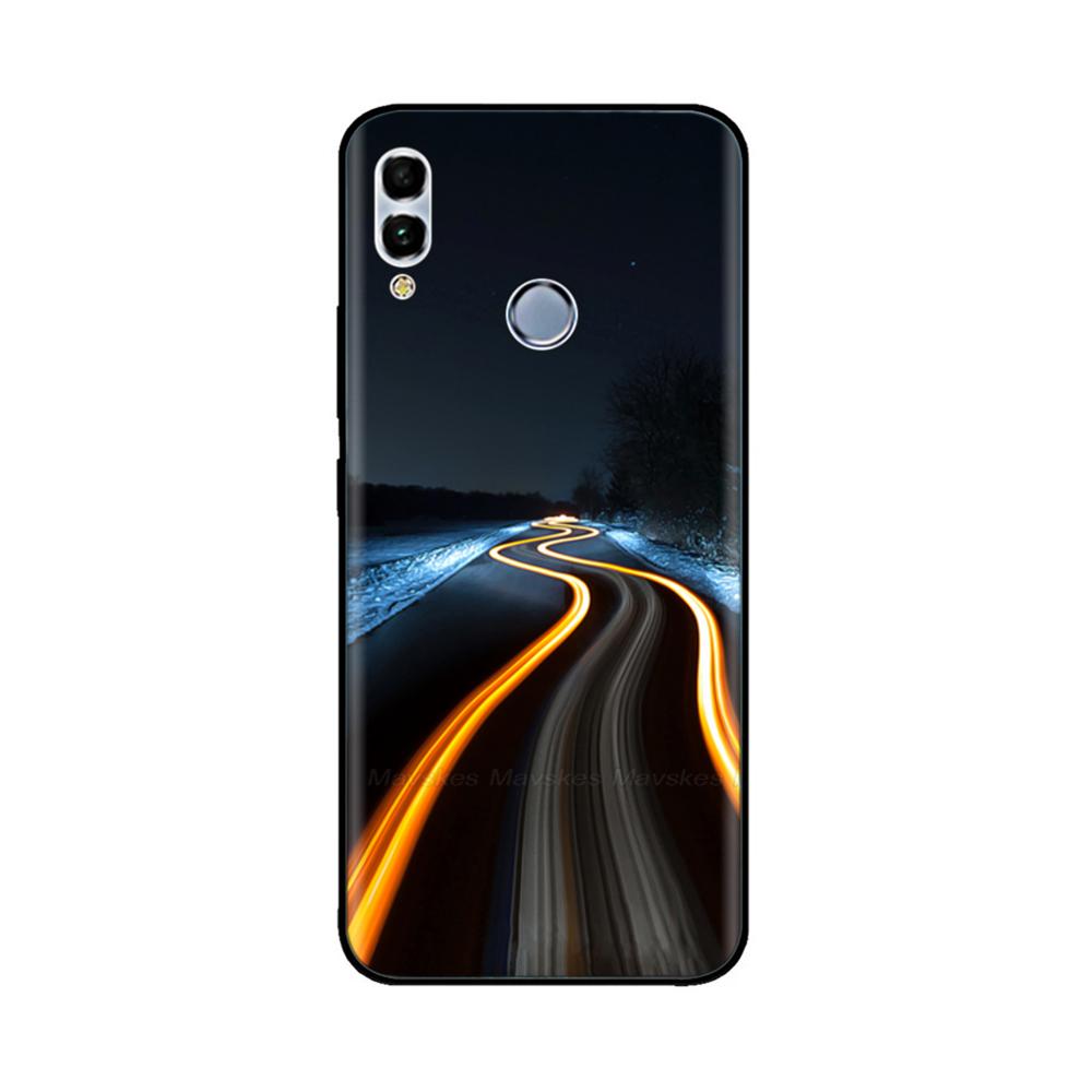 Для Huawei P Smart 2019 6.21" Мягкий Черный Силиконовый Чехол-Задняя Крышка для Телефона Для Huawei P Smart 2019 POT-LX1 POT-LX3 POT LX1 Чехол-Сумка
