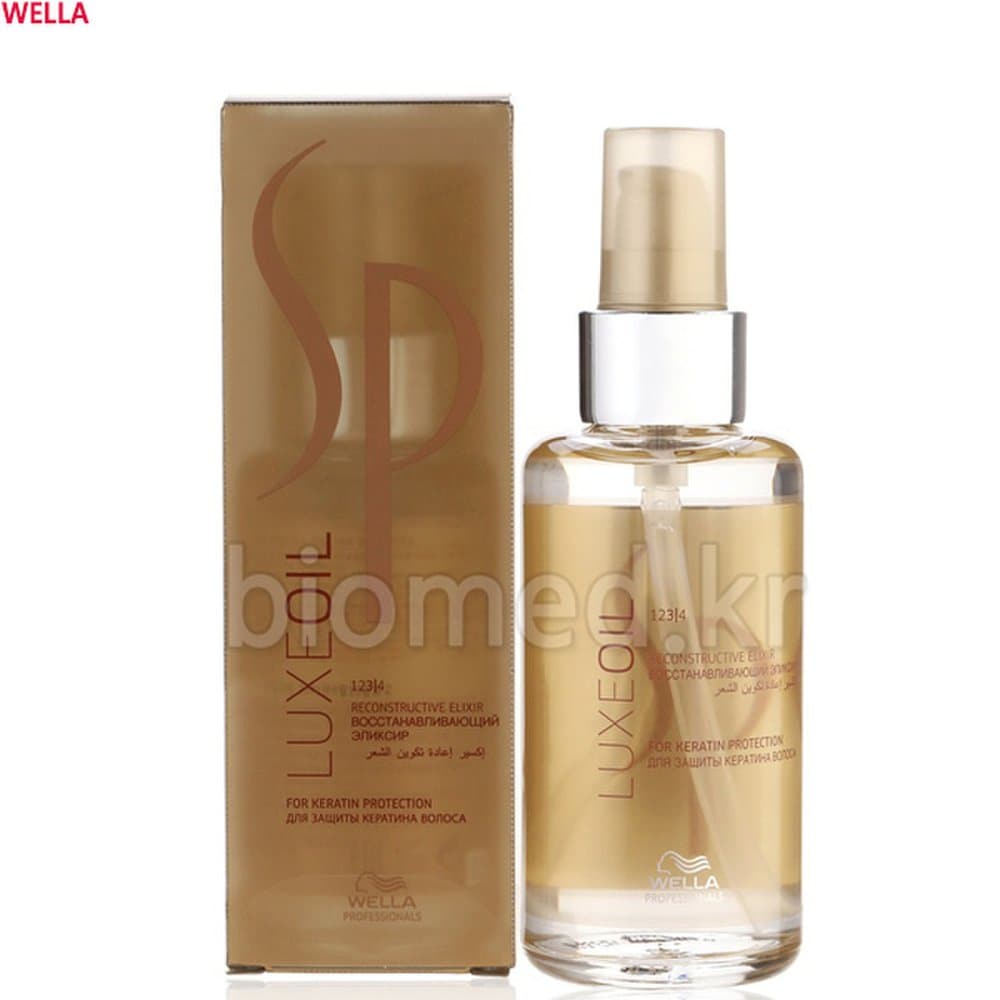 Wella Luxe Oil Эссенция для волос Масло для волос Сыворотка для волос Шелк Кератин Ампула для волос Лечение Аргановым маслом 100 мл