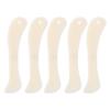 5Pcs Leather Craft Folder White Plastic DIY Hand Made Edge Trimming Sewing Tool Accessories(Short