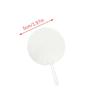 50PCS 5cm Mini Transparent Blank Hand Fans for Kids DIY Art Wedding Party Custom Favors