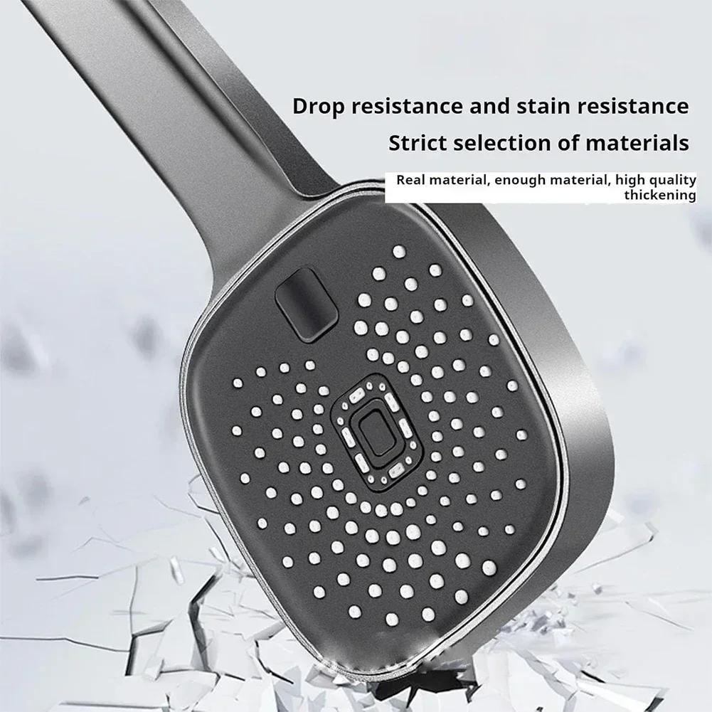 Душевая лейка высокого давления, водосберегающая, 4-режимная, регулируемая, распыляющая, душевая лейка, аксессуары для ванной комнаты