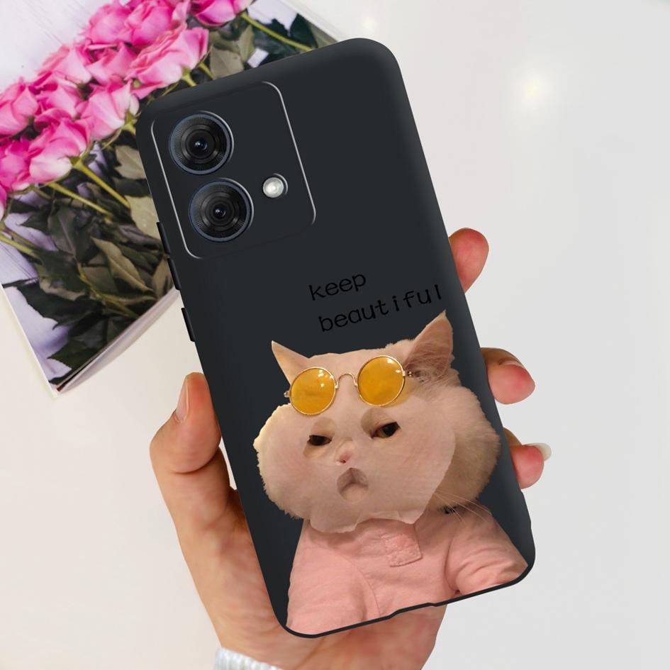 For Motorola Moto G84 G54 5G Case Fashion Flower Butterfly Shockproof Silicone Soft Slim Back Cover For Motorola Moto G14 Bumper