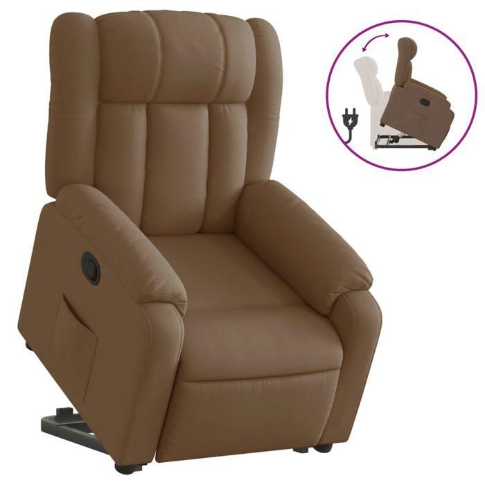 VidaXL Fauteuil Inclinable, Chaise de Relaxation avec Dossier, Siège avec Accoudoirs, Fauteuil TV de Salon Salle de Séjour, 3205320