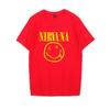 Nirvana Smiley Face Tee 90s Vintage Grunge Band Shirt Hoodie Pullover Unisex Streetwear Sweatshirt Kurt Cobain Fan Gift