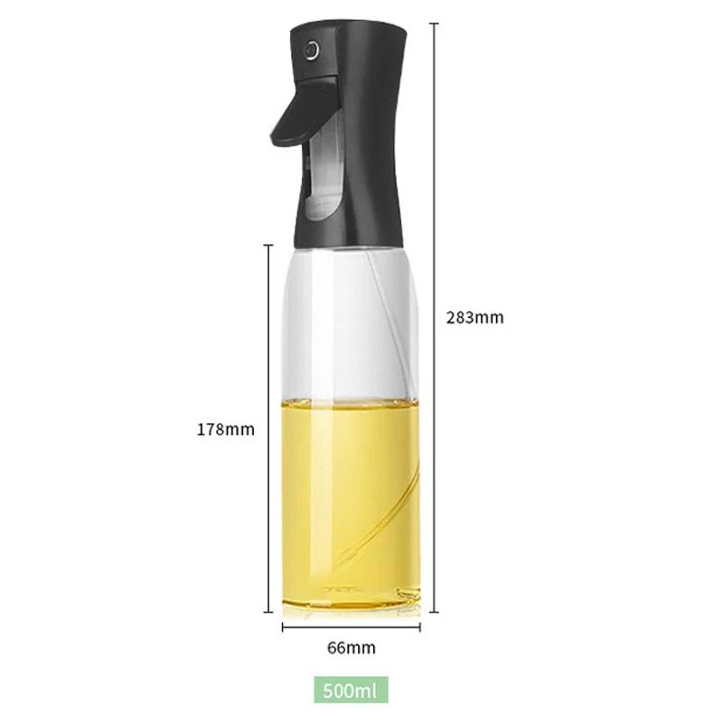 Kitchen seasoning olive oil spray bottle, air frying pan special pressure spray bottle, healthy cooking oil control spray bottle