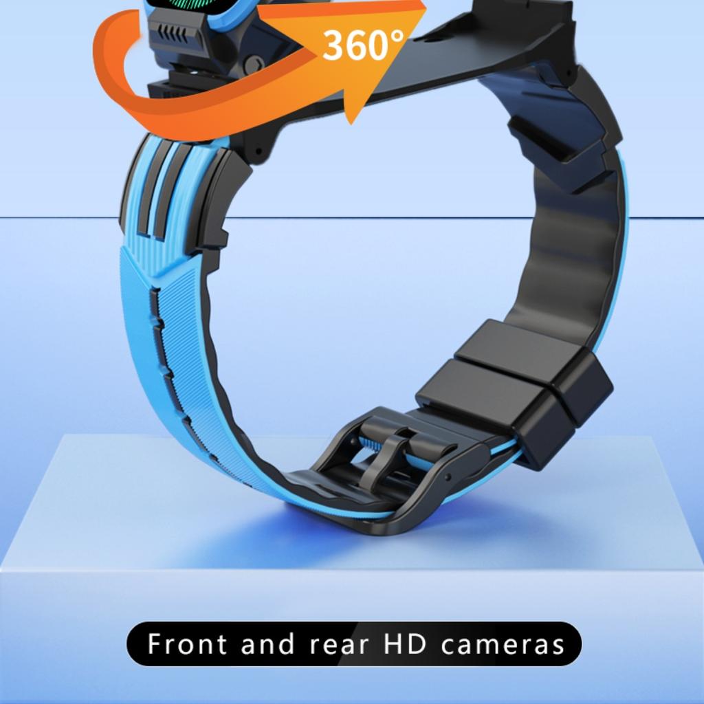 Rainbuvvy GS35 Четырехъядерный процессор 1,83 дюйма Экран 1 ГБ + 8 ГБ LTE 4G 2 МП Двойная задняя камера ОС Android Смарт-часы Антенна Сенсорная панель WIFI Смарт-часы