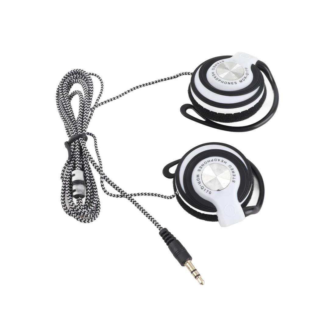 3.5mm Wired Gaming Headset On Ear Sports Headphones Ear Hook Music Earphones for Smartphones Tablet Laptop Desktop PC