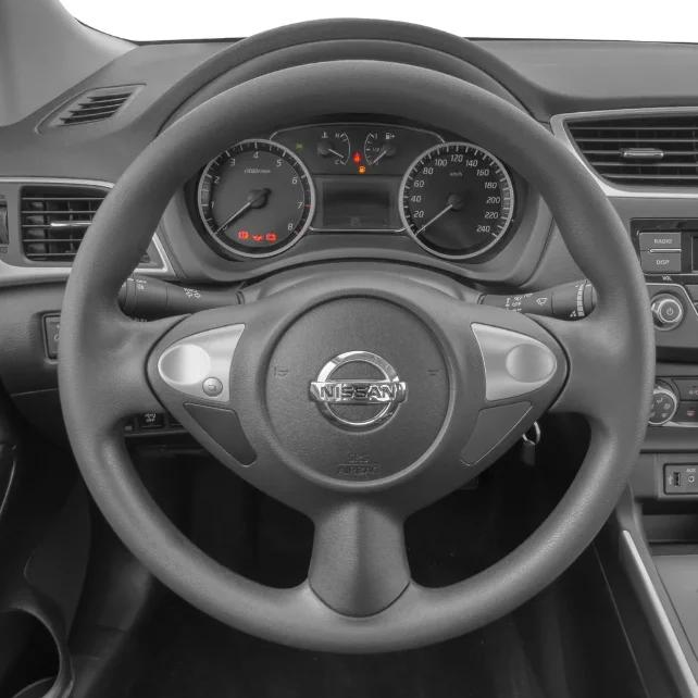 Кожаный чехол на руль автомобиля для Nissan Qashqai J12 j11 X-Trail XTrail X Trail T33 Rogue 2015 - 2024 Аксессуары