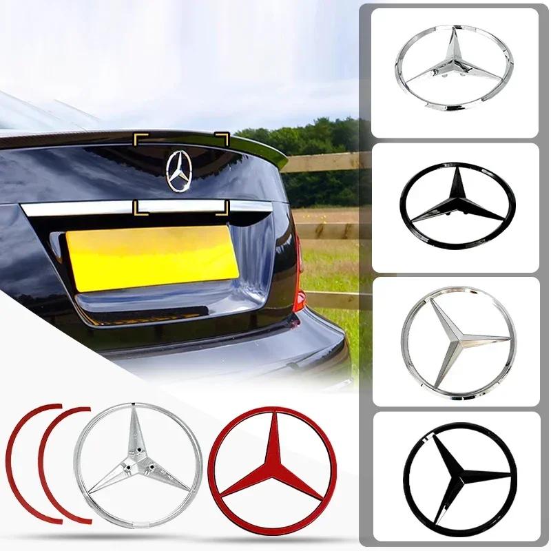 DIQ4   New For Mercedes Benz Replacement ABS Car Rear Trunk Decal Trunk Emblem Stickers Accessories For Mercedes Benz C-Class W205 15-2