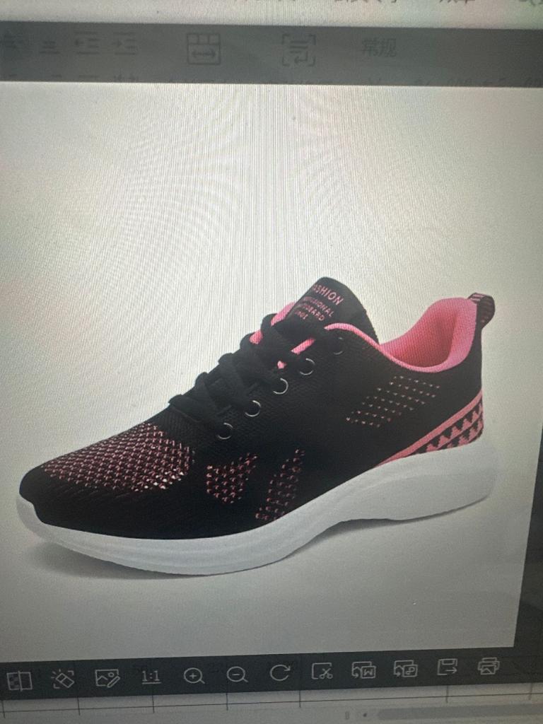 Fashion Shoes For Women's Spring And Autumn New Women's Shoes Breathable Flying Mesh Running Shoes Casual Sports Shoes For Women