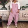 Womens Plus Size Overalls Casual Loose Dungarees Romper Baggy Playsuit Jumpsuit